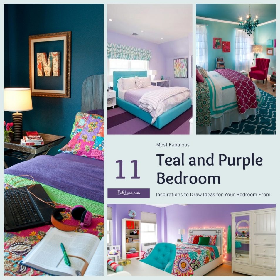 11 Most Fabulous Teal And Purple Bedroom Inspirations
