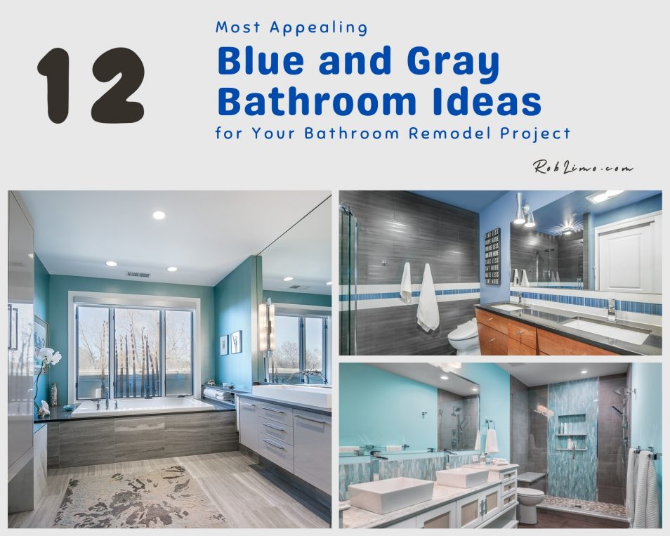 12 Most Appealing Blue And Gray Bathroom Ideas