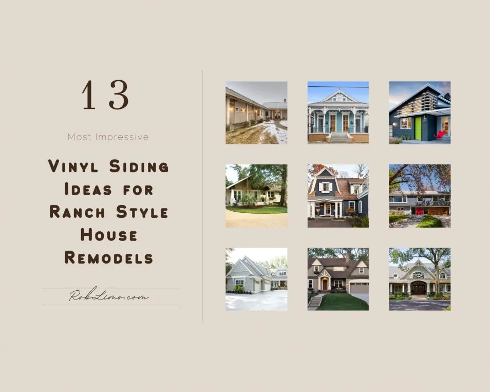 13 Most Impressive Vinyl Siding Ideas For Ranch Style House Remodels