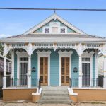 blue vinyl siding looks great on an eclectic one-story ranch style house