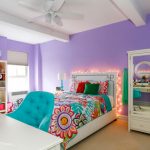 heather plum walls could benefit from teal accents