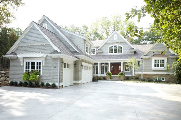 installing gray vinyl siding is amongst the better ideas to create a timeless ranch style house
