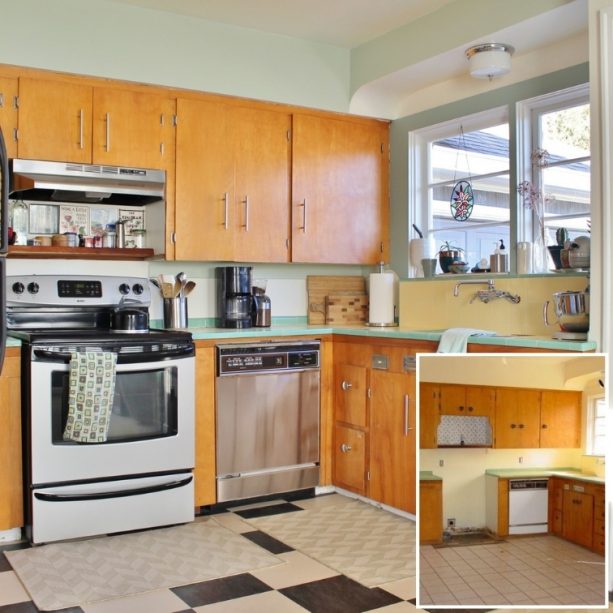 a project to base your cheery raised ranch kitchen remodel on (with before and after photos)