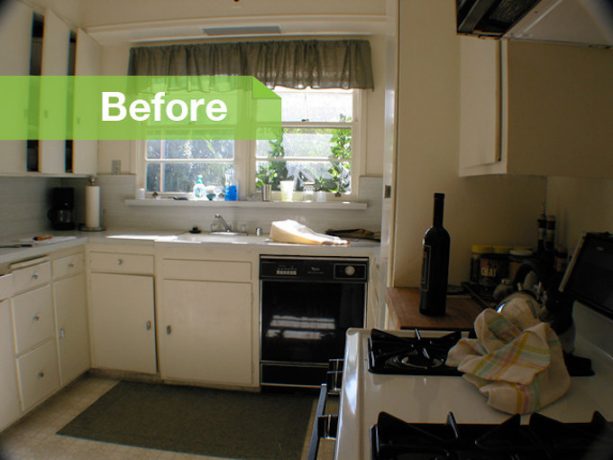 before remodel the kitchen was one of the most cramped spaces in the house