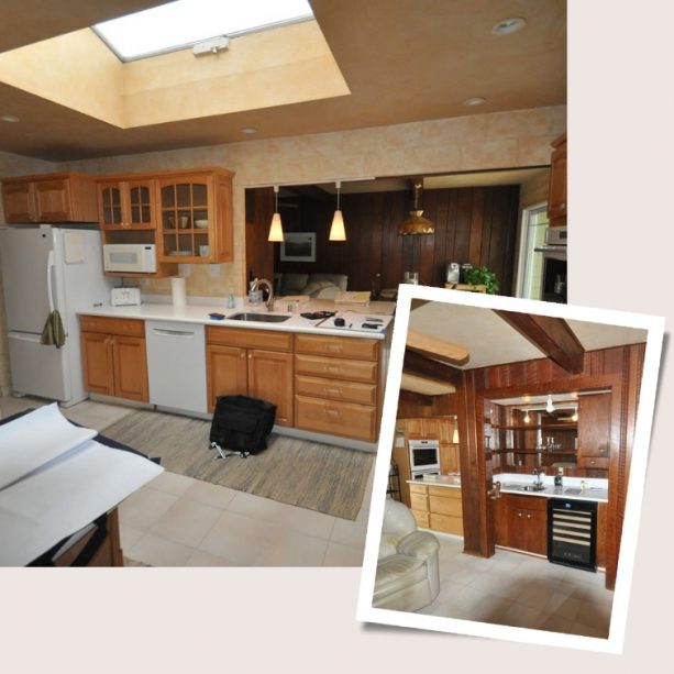 before remodeling a ranch kitchen into a very modern space