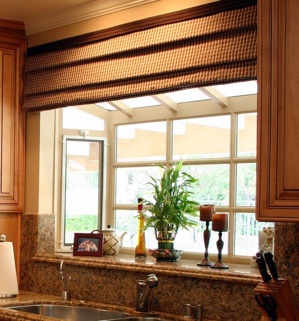 raised ranch kitchen remodel with bay window