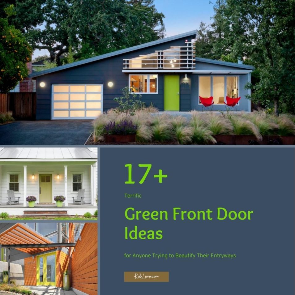 17  Terrific Green Front Door Ideas