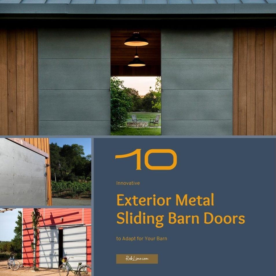 10 Innovative Exterior Metal Sliding Barn Doors