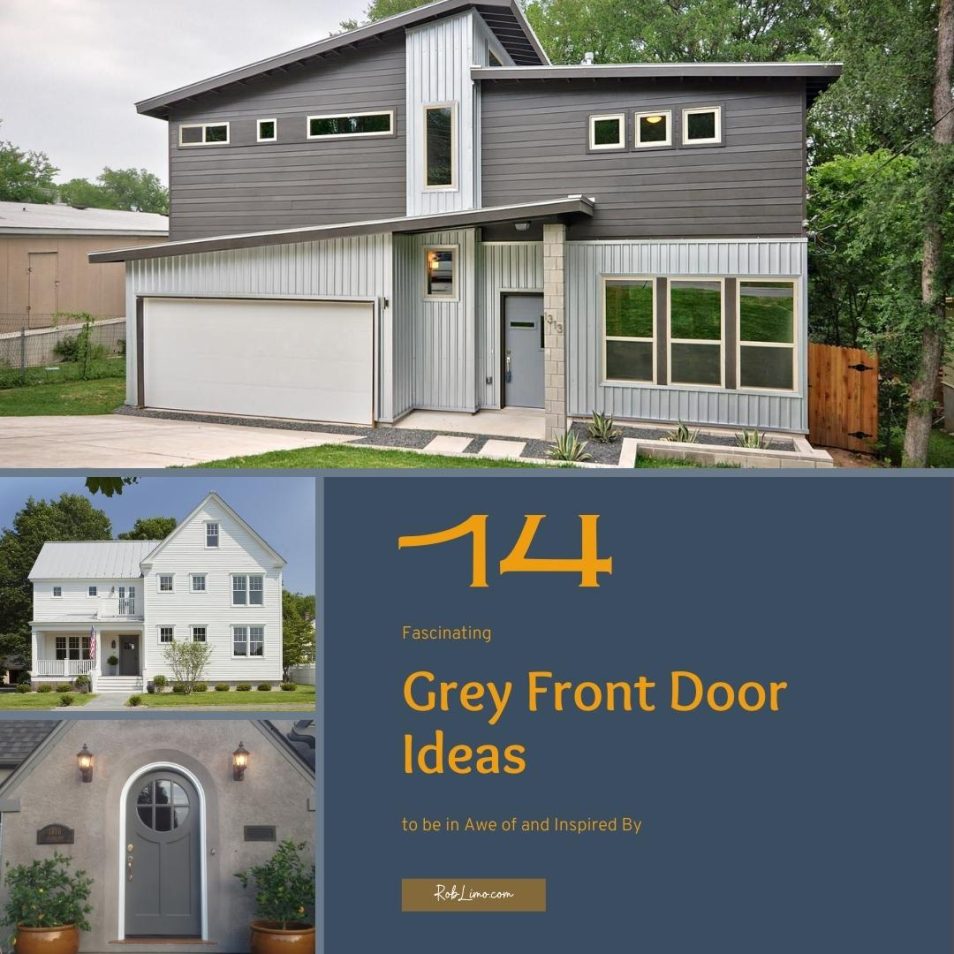 14 Fascinating Grey Front Door Ideas
