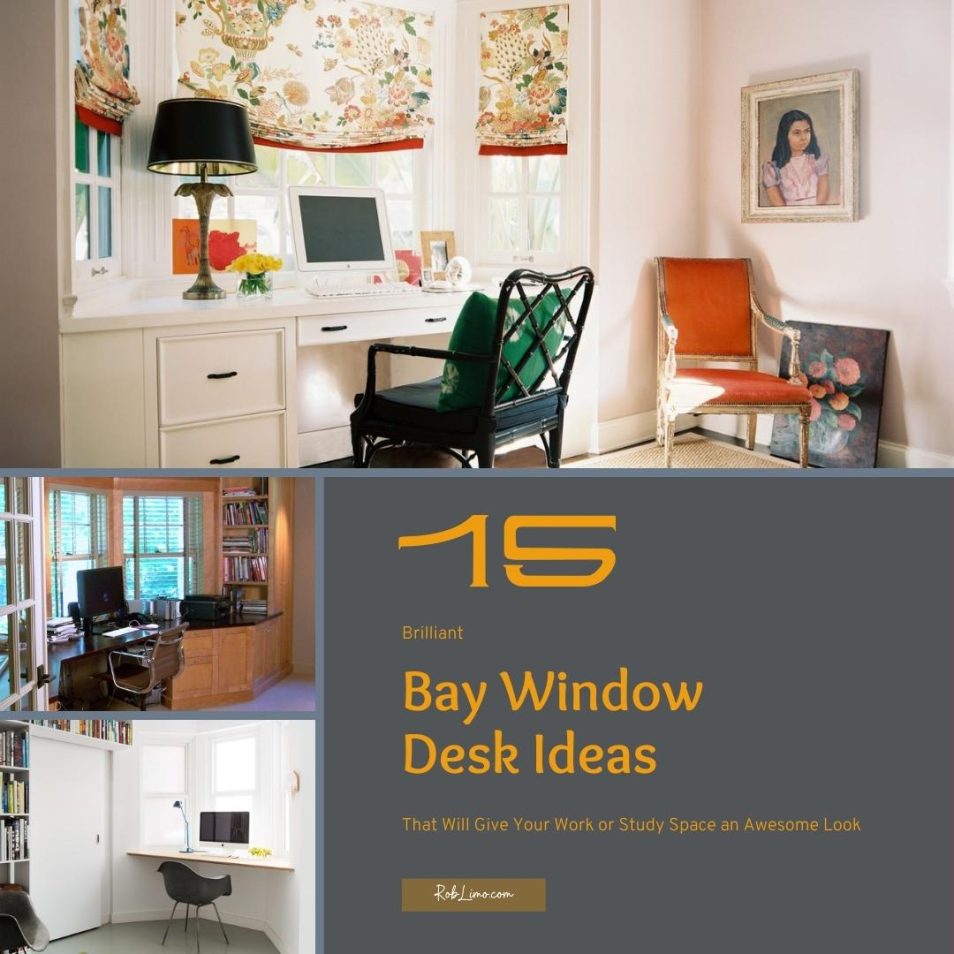 15 Brilliant Bay Window Desk Ideas