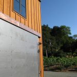 16 gauge sheet metal sliding barn doors as sturdy gates for an urban barn