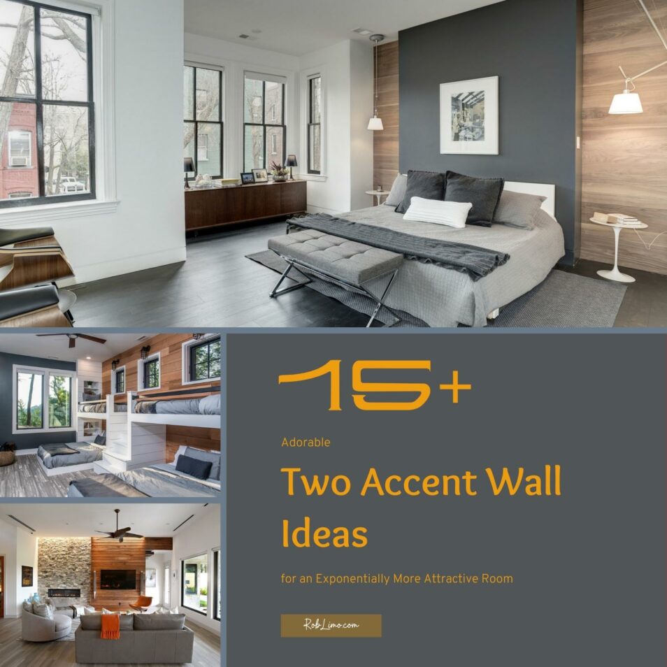 15  Adorable Two Accent Wall Ideas