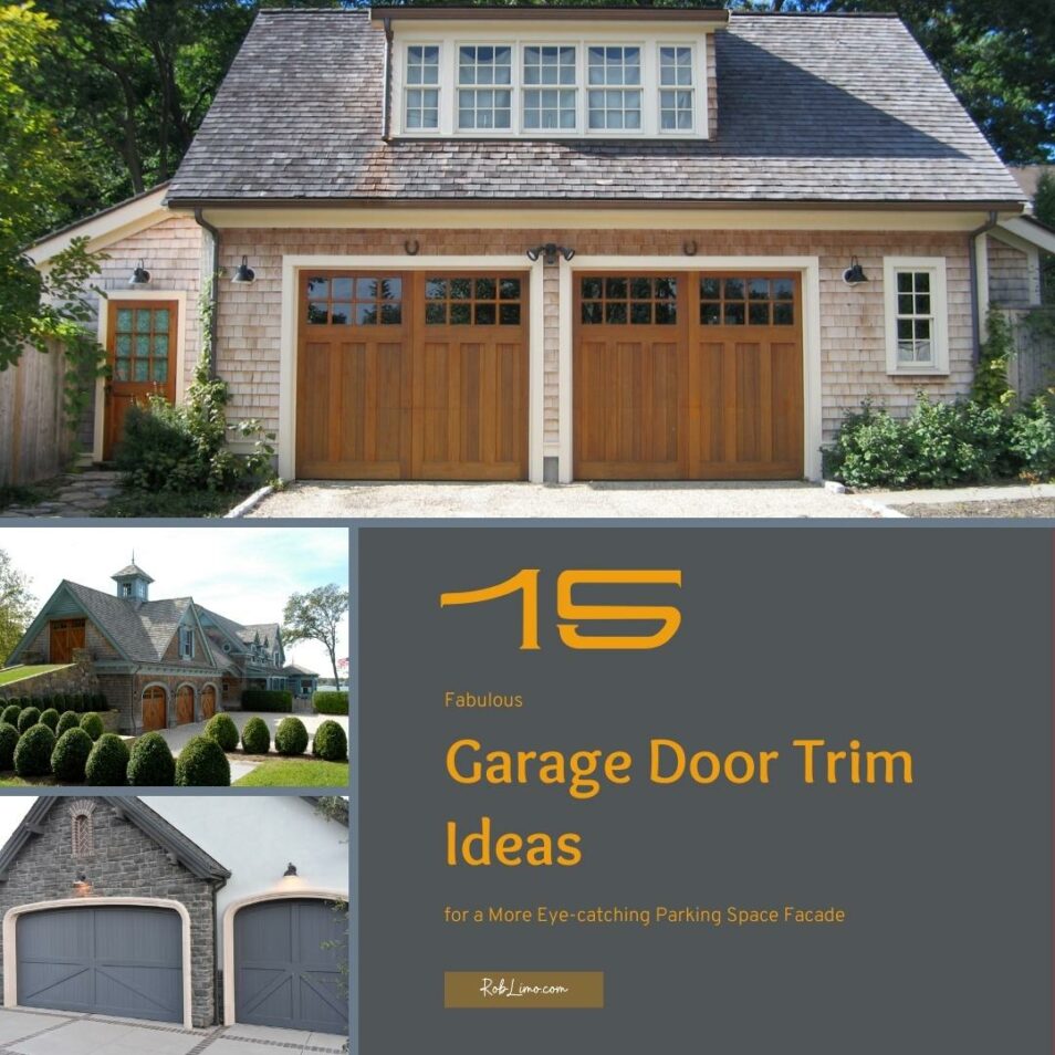 15 Fabulous Garage Door Trim Ideas