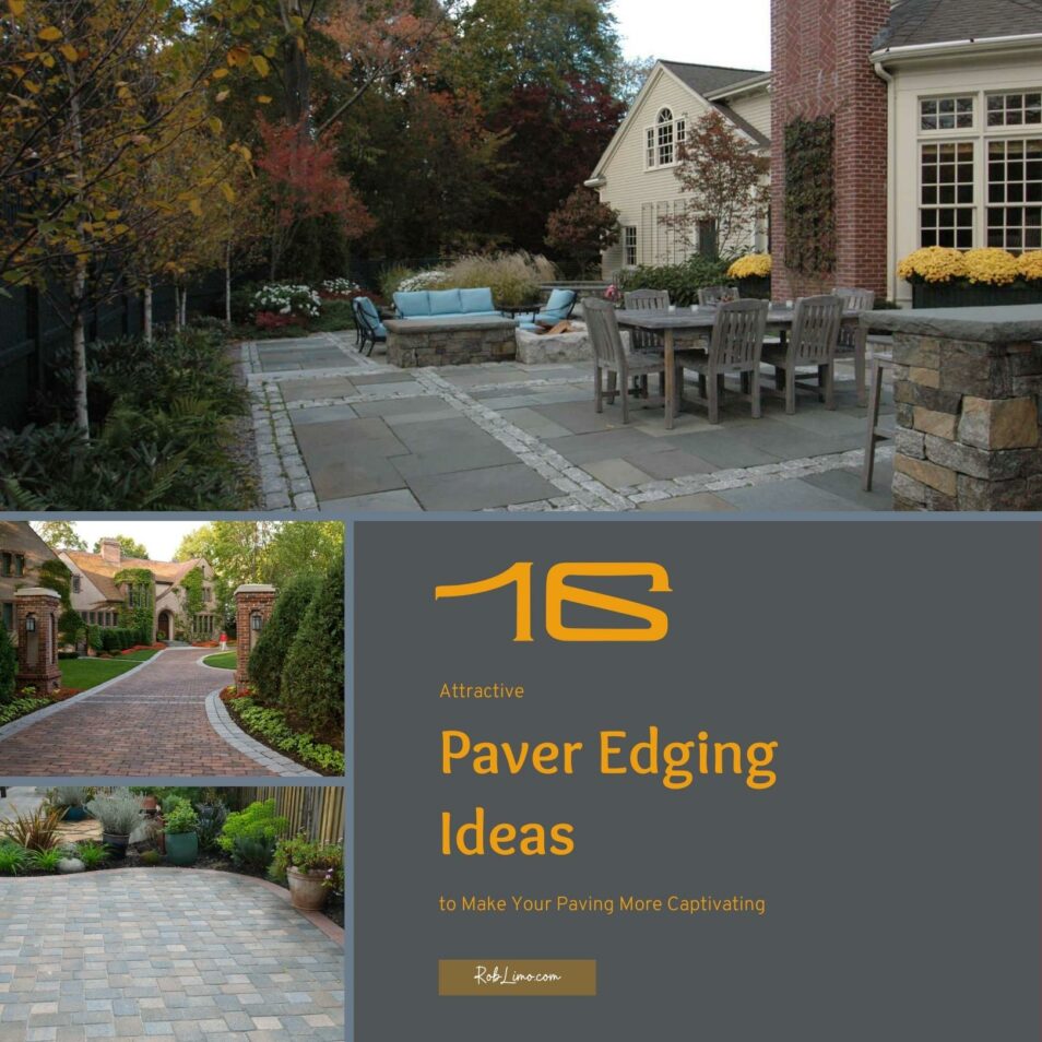 16 Attractive Paver Edging Ideas