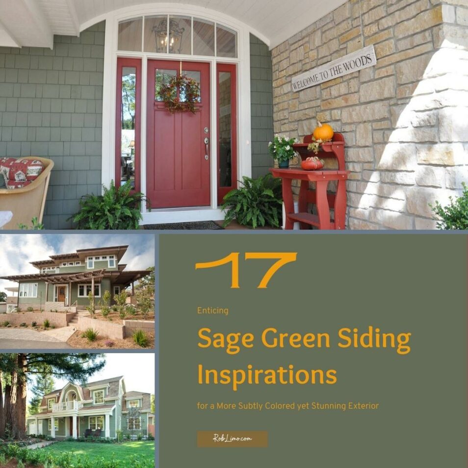 17 Enticing Sage Green Siding Inspirations