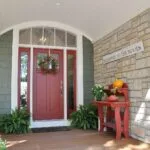 a cedar shake siding painted using sherwin williams sage green light #2851