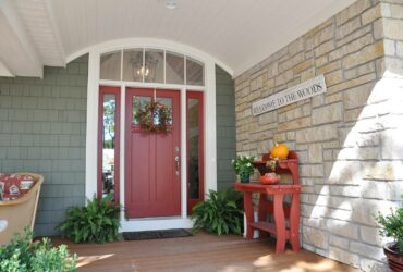 a cedar shake siding painted using sherwin williams sage green light #2851