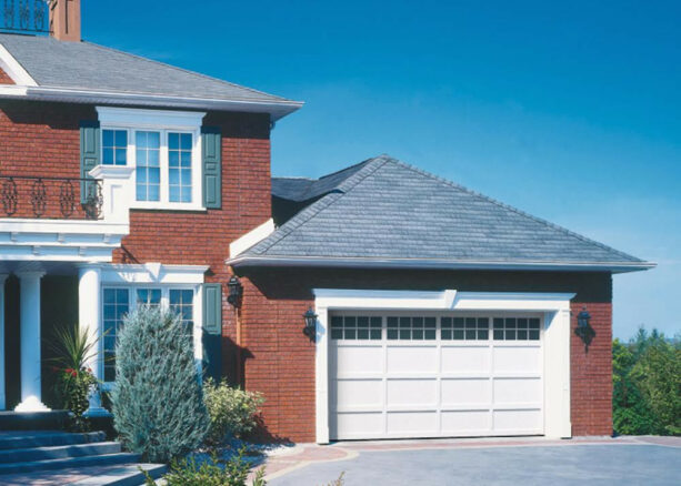 it’s a wise idea to use a butted door trim in a traditional garage