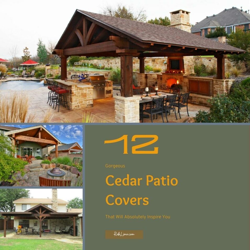 12 Gorgeous Cedar Patio Covers